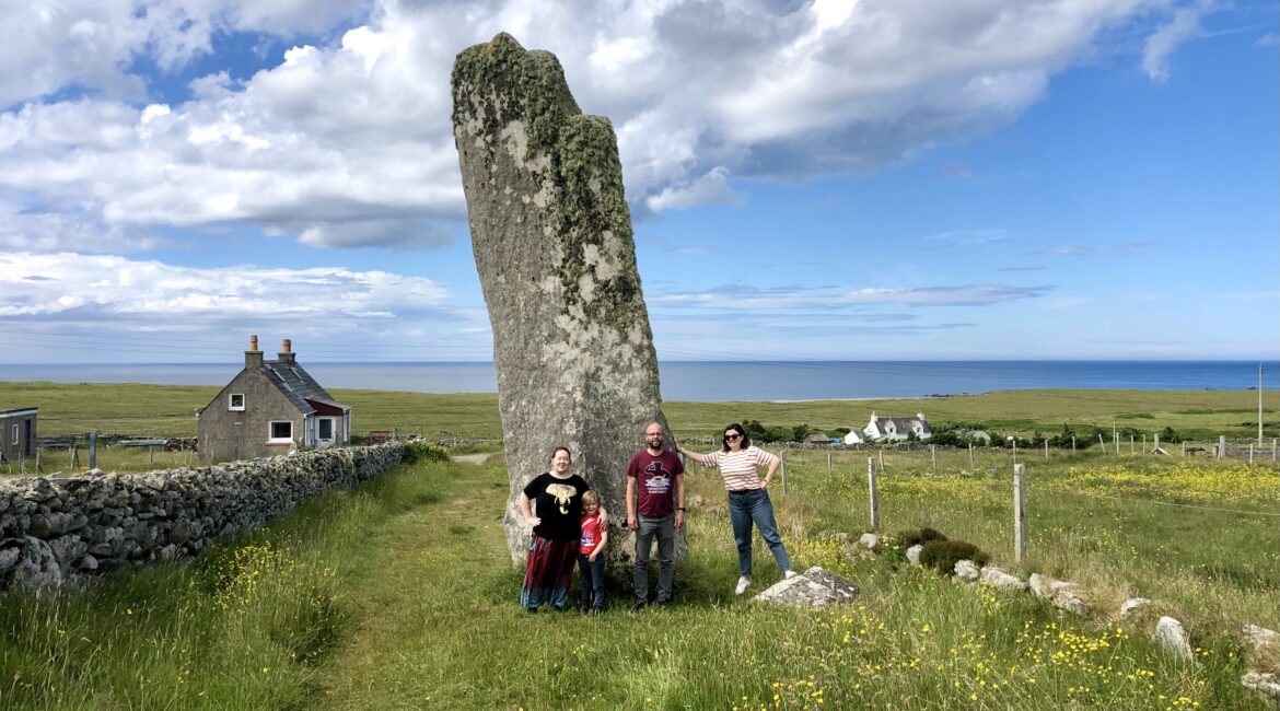 NW Lewis: Ballantrushal Standing Stone